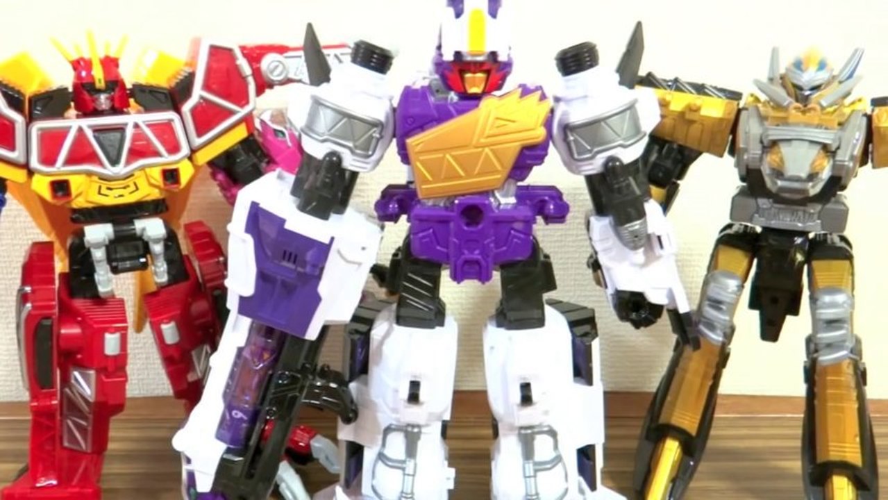 DXプレズオー(プレズオン) ロケット変形 レビュー 獣電池No9 キョウリュウジャー バクレツキョウリュウジン