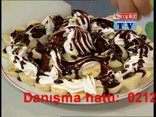 ÇİKOLATA SOSLU MUZ TATLISI