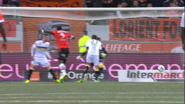 Super but Vincent ABOUBAKAR (17ème) - FC Lorient - FC Sochaux-Montbéliard (2-1) - 2013/2014