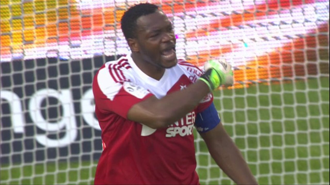 But Floyd AYITE (34ème) - Olympique de Marseille - Stade de Reims (2-3) - 2013/2014