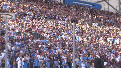 But Mads ALBAEK (37ème) - Olympique de Marseille - Stade de Reims (2-3) - 2013/2014