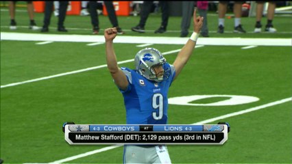 Better combination: Romo to Bryant or Stafford to Johnson?