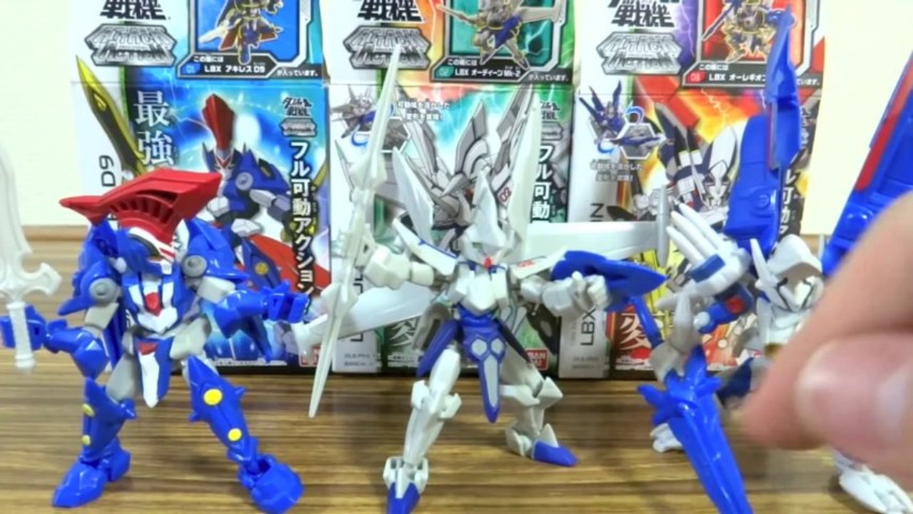 LBX 018 アキレス・ディード 組み立て レビュー ダンボール戦機W ウォーズ プラモデル アキレスディード