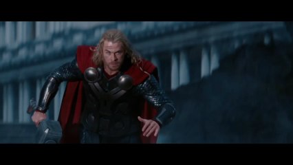 Chris Hemsworth and Natalie Portman in "Thor: The Dark World" Feature Scenes