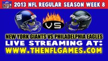 (((Watch))) New York Giants vs Philadelphia Eagles Live Stream Oct. 27, 2013