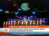 Başbakan Erdoğan  Türkçe Olimpiyatları'nın kapanış konuşmasını yapıyor.