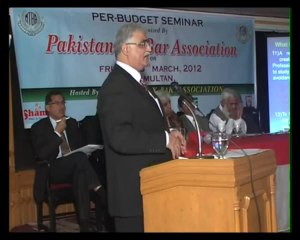 Pre Budget Seminar by Multan Tax Bar 23-3-2012 Part 2