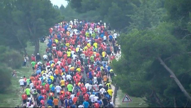 Vues aériennes du Marseille Cassis 2013