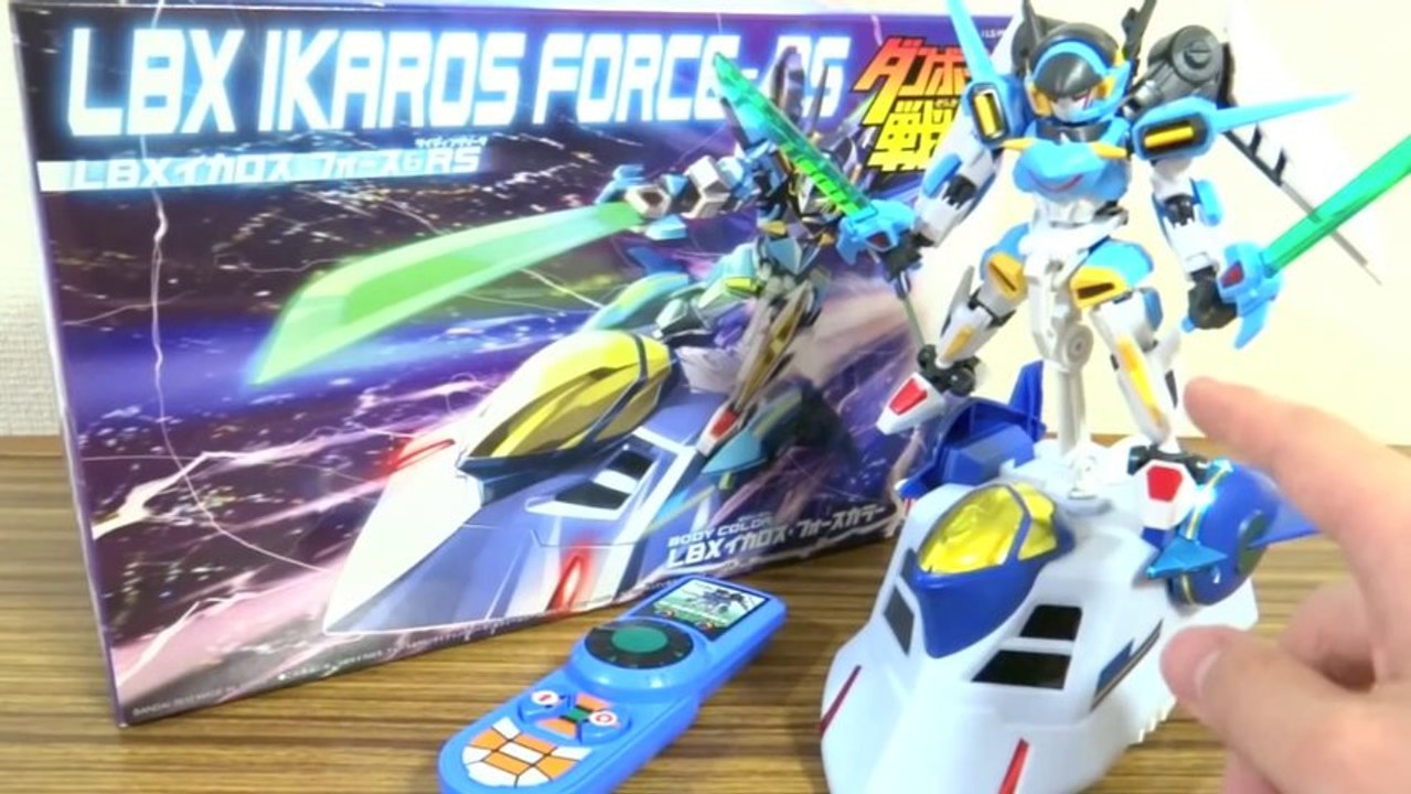 LBX 030 RS ライディングソーサ & イカロス・フォース 組み立て レビュー ダンボール戦機W ウォーズ プラモデル