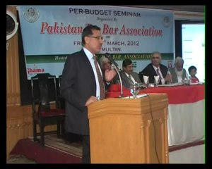 Pre Budget Seminar by Multan Tax Bar 23-3-2012 Part 4