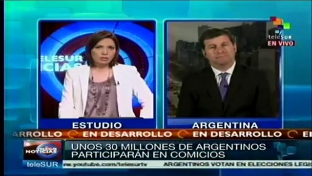 Ha habido gran afluencia de votantes en elecciones argentinas