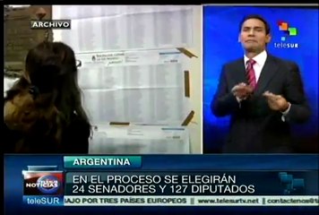 Elegirán  los argentinos este 27 de octubre nuevo Parlamento Nacional