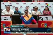 Advierte pdte. Maduro que en Venezuela no habrá política neoliberal