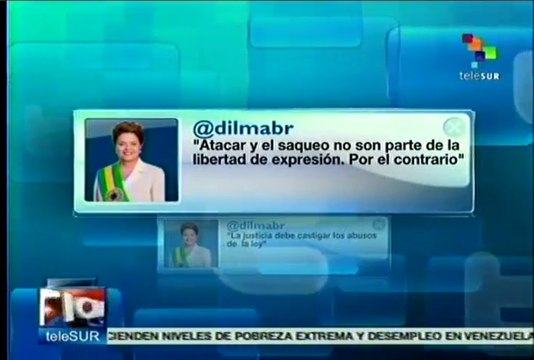 Condena Dilma Rousseff actos violentos en Sao Paulo