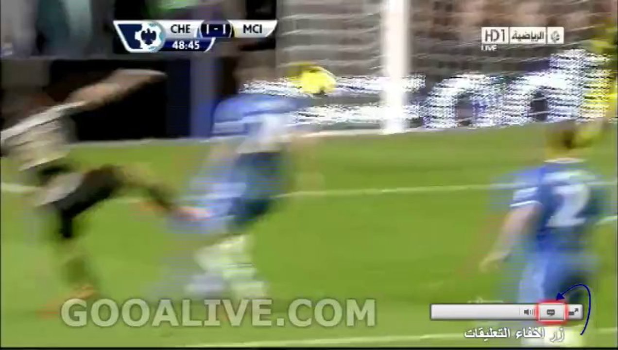 kun aguero Amazing Goal Chelsea FC vs Manchester City 1-1 ~ 27/10/2013