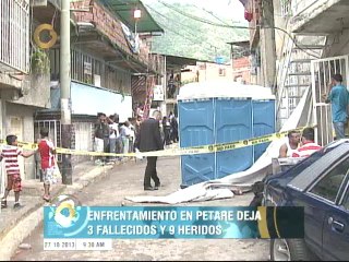 Balacera en Petare dejó un saldo de 3 fallecidos y 9 heridos