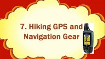 hiking gear list and backpacking gear list checklist