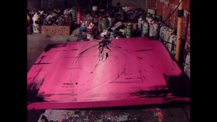 Abstract painting démo  " Eye " by Sam. C