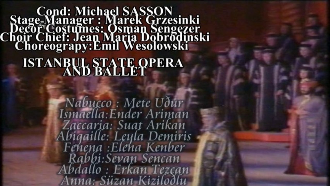 Nabucco - Overture -  Istanbul State Opera and Ballet