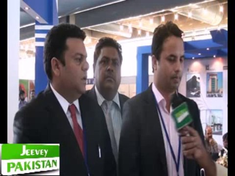 M Shoaib Shahid & Wajahat Ejaz Butt,Talked with Naveed Anjum Jeeveypakistan at Expo Lahore(Real Estate & Builders)
