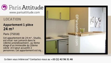 Appartement Studio à louer - Montmartre, Paris - Ref. 7234