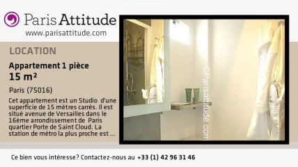 Appartement Studio à louer - Mirabeau, Paris - Ref. 4344