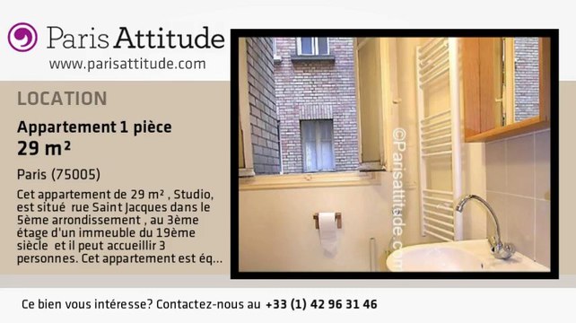 Appartement Studio à louer - Port Royal, Paris - Ref. 6557