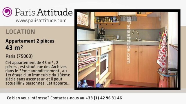 Appartement 1 Chambre à louer - Temple, Paris - Ref. 6475