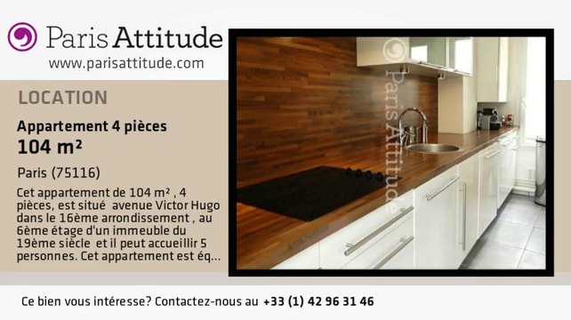 Appartement 3 Chambres à louer - Victor Hugo, Paris - Ref. 8433