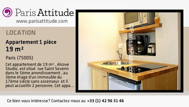 Appartement Alcove Studio à louer - Quartier Latin/St Michel, Paris - Ref. 5790