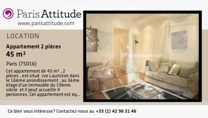 Appartement 1 Chambre à louer - Trocadéro, Paris - Ref. 7103