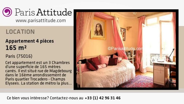 Appartement 3 Chambres à louer - Trocadéro, Paris - Ref. 1420