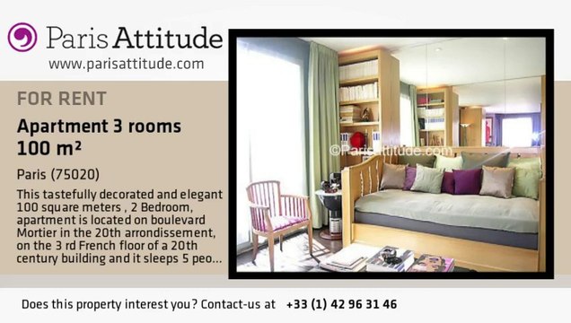 2 Bedroom Loft for rent - Porte de Bagnolet, Paris - Ref. 5994