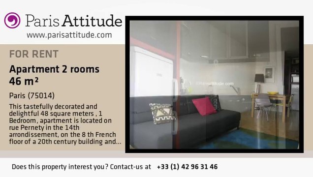 1 Bedroom Apartment for rent - Plaisance/Pernety, Paris - Ref. 7559