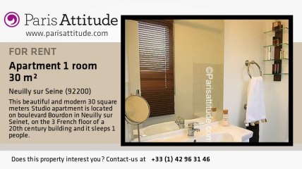 Studio Apartment for rent - Neuilly sur Seine, Neuilly sur Seine - Ref. 3048