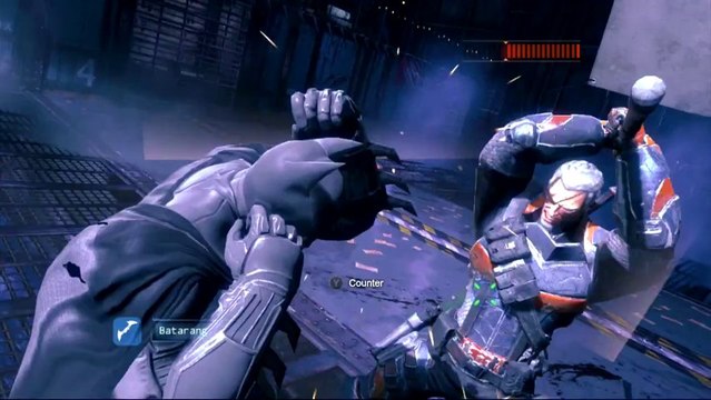 Batman Arkham Origins Walktrought - Deathstroke Boss Battle Gameplay