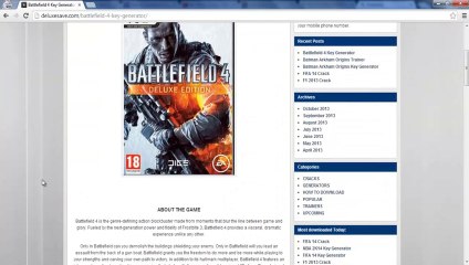 BATTLEFIELD 4 KEY GENERATOR {{CD KEY}} RELEASE