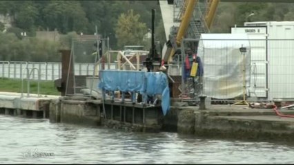 Coudray-Montceaux : Réouverture de la petite écluse