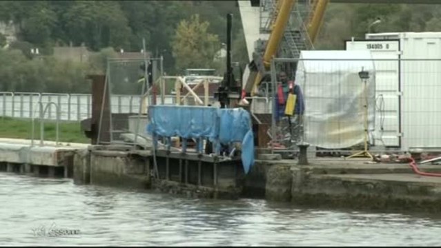 Coudray-Montceaux : Réouverture de la petite écluse