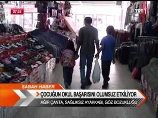 Ağır çantaların çocuklarda skolyoz hastalığına neden olması