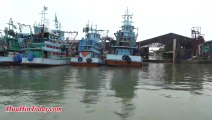 Hua Hin Sea Discovery, Fishing boats in Pranburi river