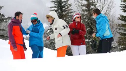 Piste Noire - Patricia - On peut faire des rencontres en raquettes, si, si ...