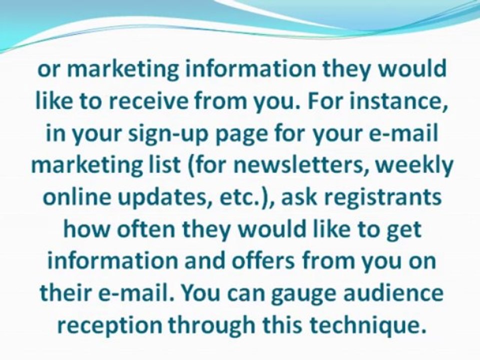 Don't Overdo Your Web Marketing Campaign