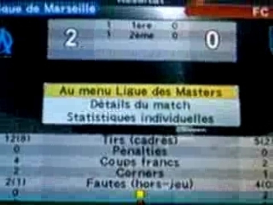 Stats OM-Sochaux
