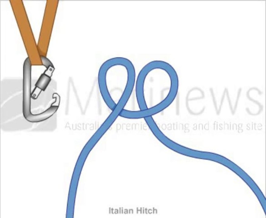 How to tie  Italian Hitch Knot