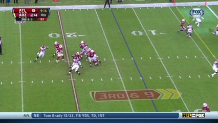 Falcons defense, sack, 7-yd loss