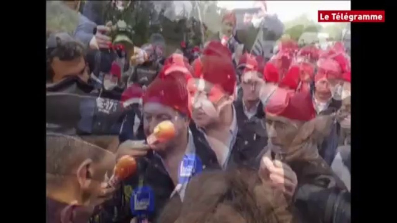 Pont-de-Buis (29). Ecotaxe : les temps forts de la manifestation de samedi