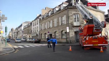 Pontivy. Sortie des pompiers