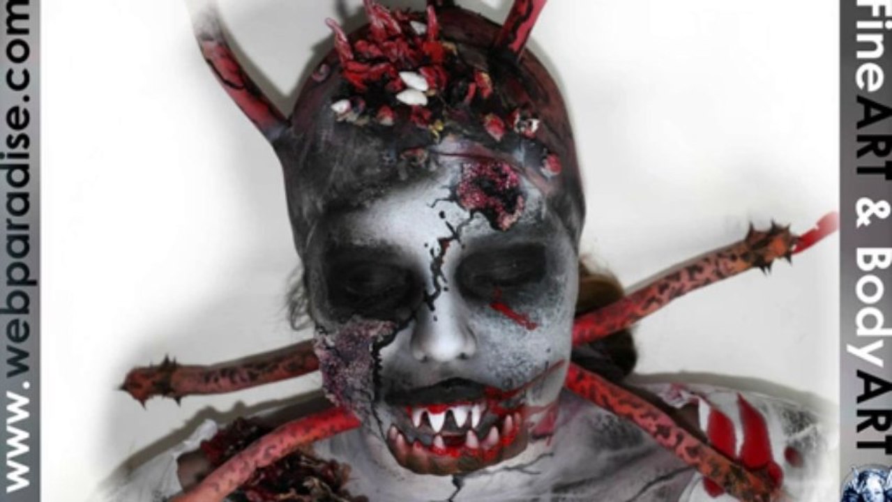Special make-up/Schminktipps Halloween-Zombie