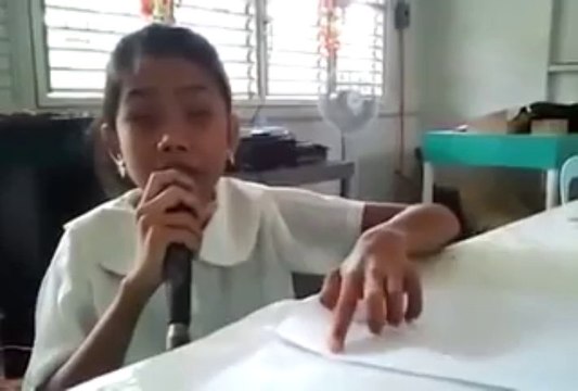 Blind Girl From The Philippines Singing WRECKING BALL By Miley Cyrus